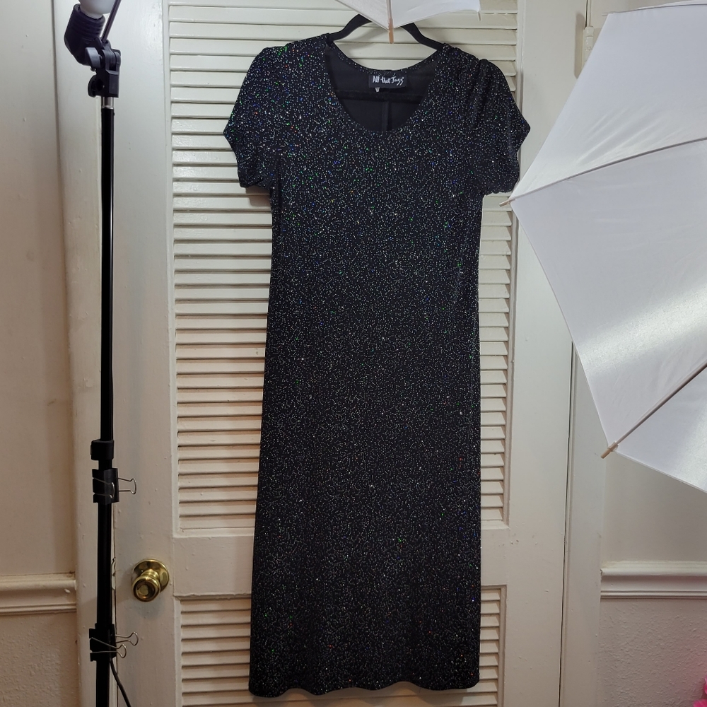 Sparkly black party dress!